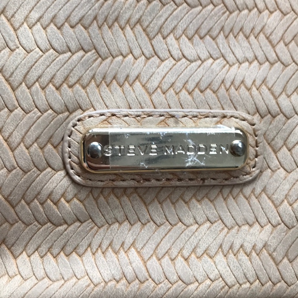 Nwt Steve Madden Clutch-Camel Color - image 2